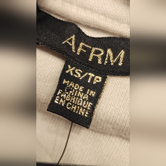 AFRM Tie Dye women's Hoodie In Black/ White Size XS - Picture 8 of 10